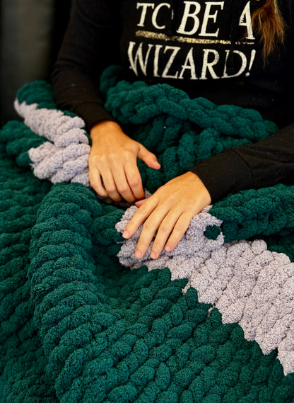 Wizarding House Hand-Woven Blanket - Choose Your House