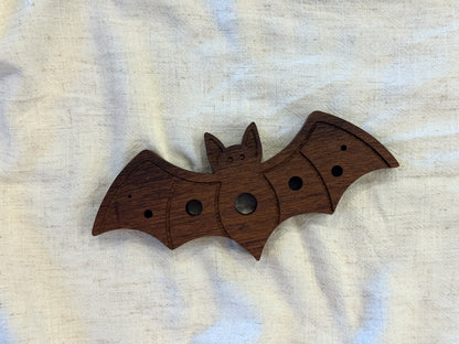 The Bat Herb Stripper | Solid Red Oak Handmade Kitchen Tool