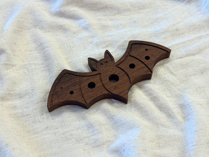 The Bat Herb Stripper | Solid Red Oak Handmade Kitchen Tool